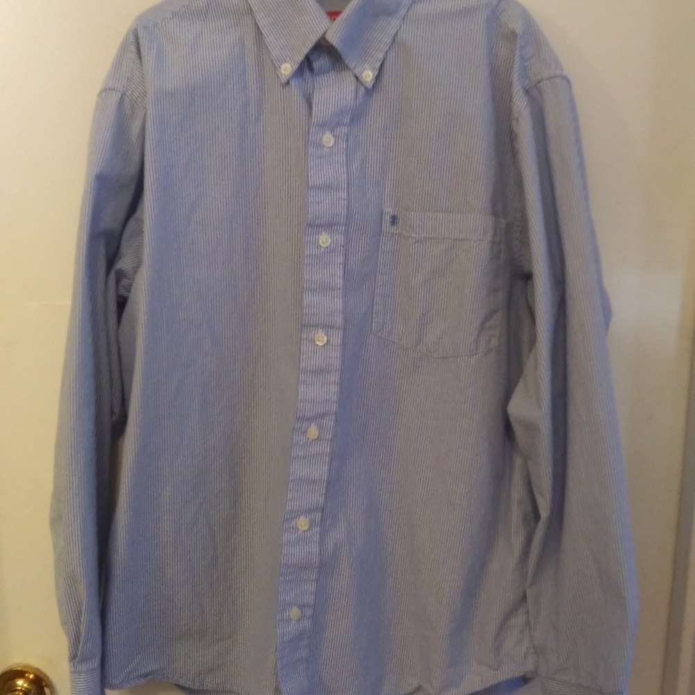 Mens IZOD Dress Shirt Shirt Size M
